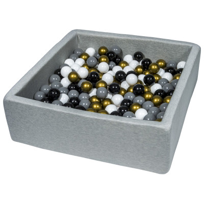 Bällepool mit 200 Bällen quadratisch 90x90cm Bällepool mit 200 Bällen quadratisch 90x90cm